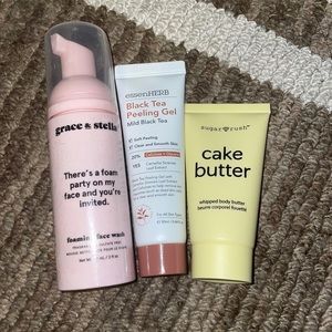 Self care products💖 face wash, face mask, body butter